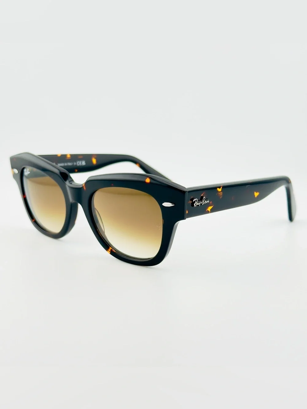 Ray-Ban State Street Women’s Sunglasses RB2186 Polished Havana Frame Brown Lens